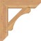 Ekena Millwork Legacy Slat Smooth Bracket, Western Red Cedar, 3 1/2"W x 18"D x 18"H BKT04X18X18LEC06SWR - alternate 3